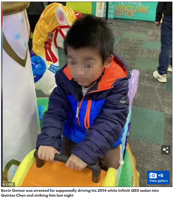 悲劇! 3歲華裔男童被撞身亡 就在父親面前! 慘遭汽車拖行 無證司機逃逸!