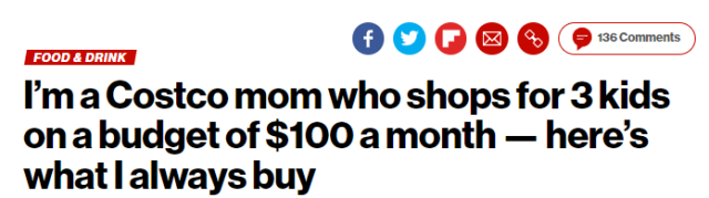 每月只在Costco花0塊！仨娃媽精打細算 用少錢滿足全家生活需求