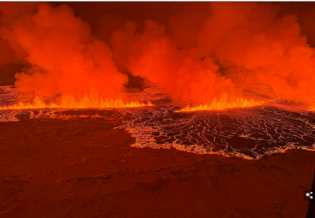 “多图”彷佛地狱！冰岛终火山喷发!
