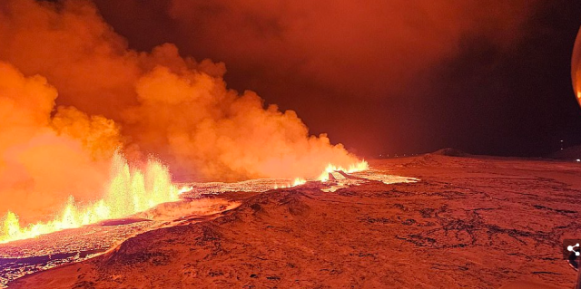 “多图”彷佛地狱！冰岛终火山喷发!