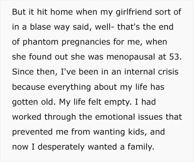 美国丁克男子突然在57岁反悔想要孩子，甩了25年的绝经女友，网友们气疯...