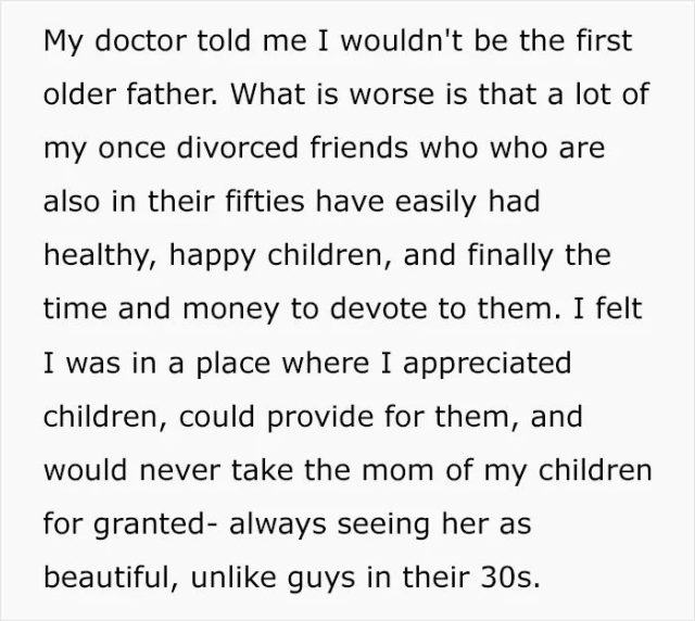美國丁克男子突然在57歲反悔想要孩子，甩了25年的絕經女友，網友們氣瘋...