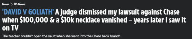 Chase保險柜出事！華女名貴珠寶消失還被嗆；女子放萬現金+首飾沒了
