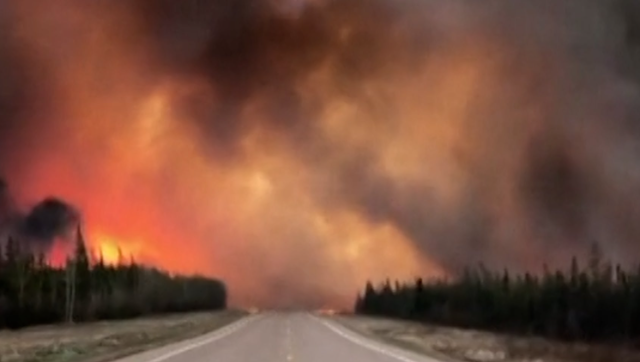警报！加拿大野火又来了！ 美国多州受影响！空气中都是烟雾的味道…