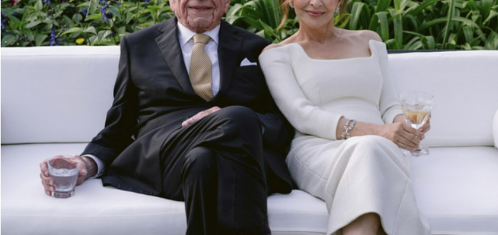 93岁传媒大亨默多克梅开五度 结婚迎娶67岁女友！