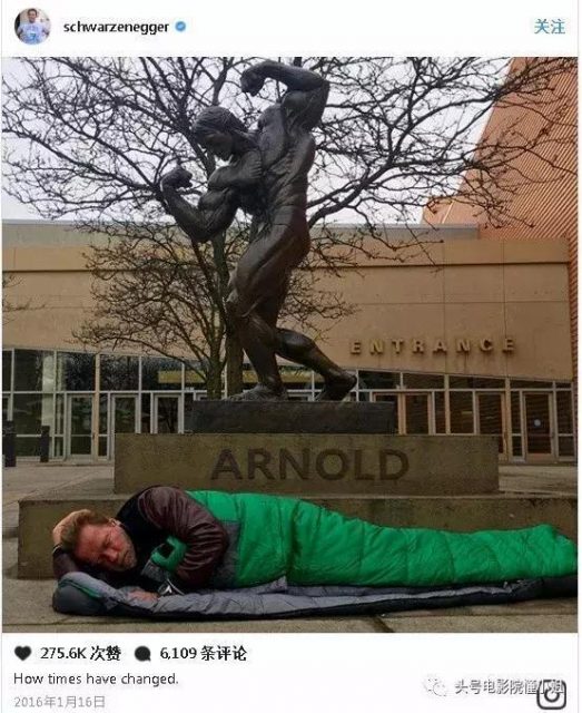 施瓦辛格卸任州长被酒店拒绝 躺睡袋抗议？你们都被骗了