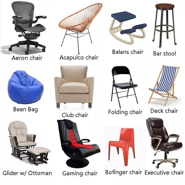 椅子英語種類 Amrowebdesigners Com