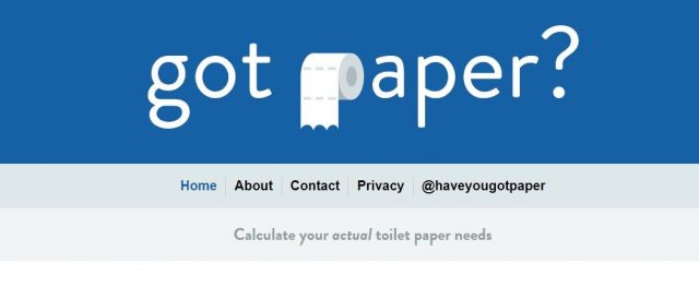 疫情期间到底应不应该囤厕纸？这个网上工具能帮到你