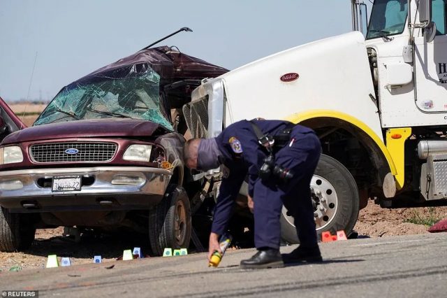 美國邊境爆發慘烈車禍 25人死傷 乘客流血逃生 不會說英語 移民身份不明!