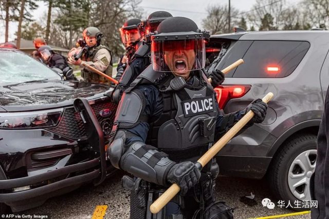 宵禁！全州進入緊急狀態，國民自衛隊進駐！又是明州！警察掏錯槍殺死黑人嫌犯！