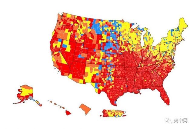 CDC称全美70%郡都应在室内戴口罩 已接种疫苗者接触后也应检测