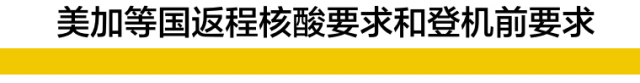 留学生注意！各国入境核酸检测、登机前要求汇总更新！