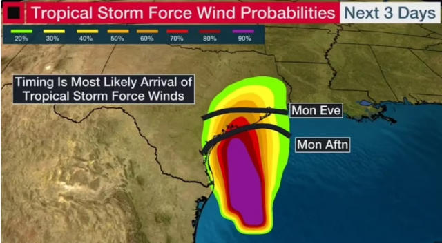 熱帶風暴尼古拉斯來襲 德州或現強降雨