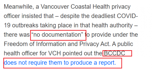 驚爆! 數十人死亡! BC衛生局掩蓋真相 79頁機密文件觸目驚心! 