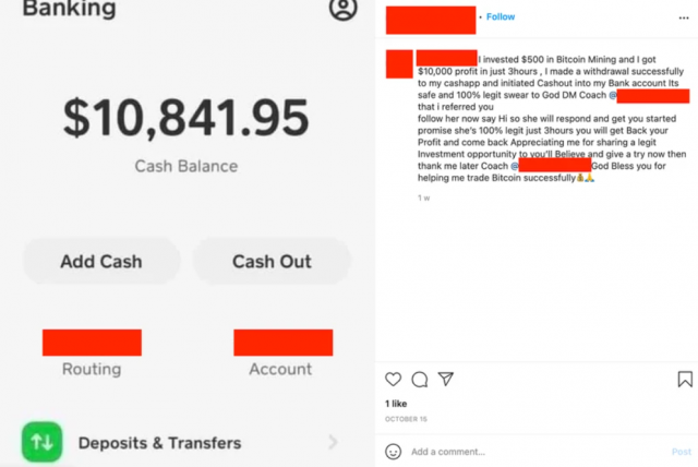 ins頻現「比特幣騙局」，受害者被黑客威逼利誘拍下騙人視頻