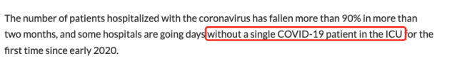 好消息! 美国日增 住院双双狂降90% 部分ICU无患者! 世卫: 重症将越来越少!