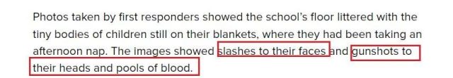 38死! 枪手闯幼儿园大屠杀! 乱枪扫射 刀斩孩子 童尸遍地! 父母崩溃哀嚎 全球震惊!