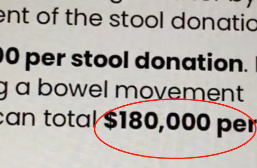 一次便便值$500！美女年收入$180000美元 竟然是通过【带薪拉屎】赚来的