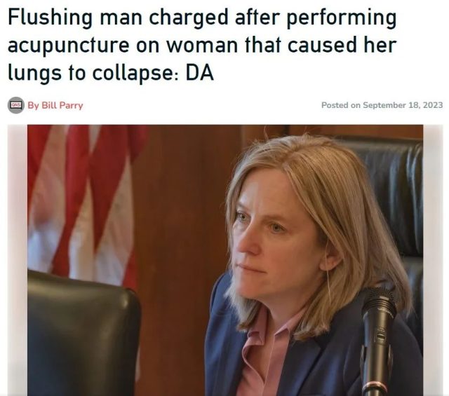 黑医要命!无执照华人针灸师,一针刺穿患者肺部,双肺全塌陷! 黑医要命!无执照华人针灸师,一针刺穿患者肺部,双肺全塌陷!