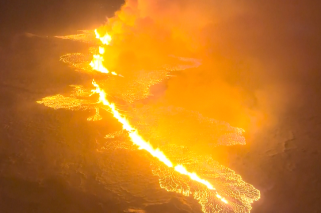 「多图」彷佛地狱！冰岛终火山喷发!