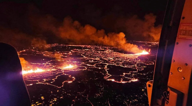 「多图」彷佛地狱！冰岛终火山喷发!