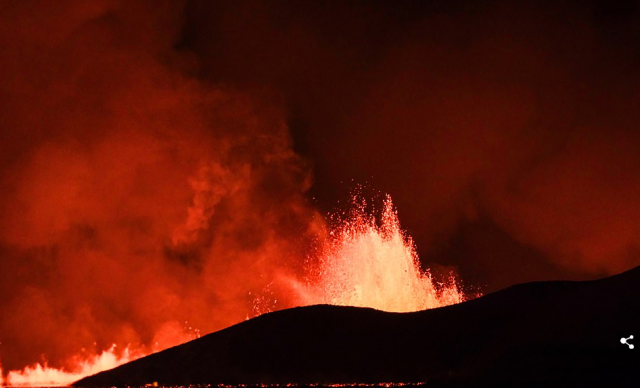 「多图」彷佛地狱！冰岛终火山喷发!