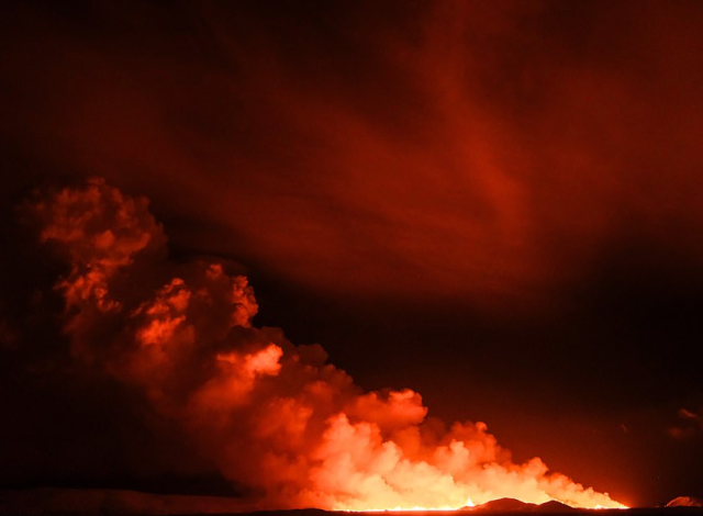 「多图」彷佛地狱！冰岛终火山喷发!