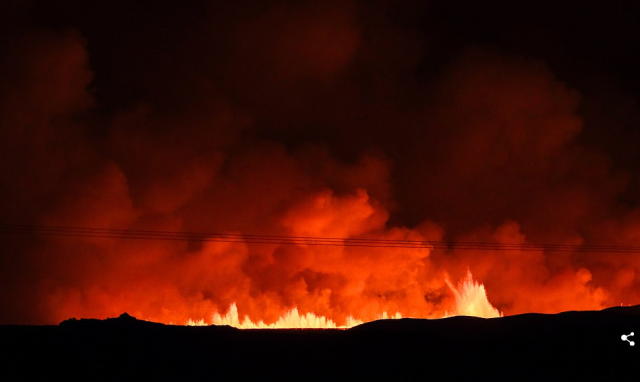 「多图」彷佛地狱！冰岛终火山喷发!