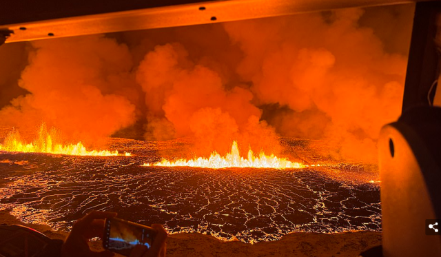 「多图」彷佛地狱！冰岛终火山喷发!