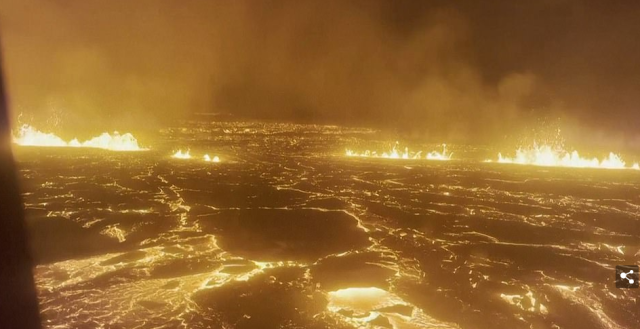 「多图」彷佛地狱！冰岛终火山喷发!