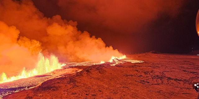 「多图」彷佛地狱！冰岛终火山喷发!