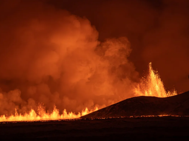 「多图」彷佛地狱！冰岛终火山喷发!