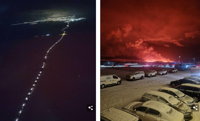 「多图」彷佛地狱！冰岛终火山喷发!