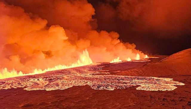 「多图」彷佛地狱！冰岛终火山喷发!